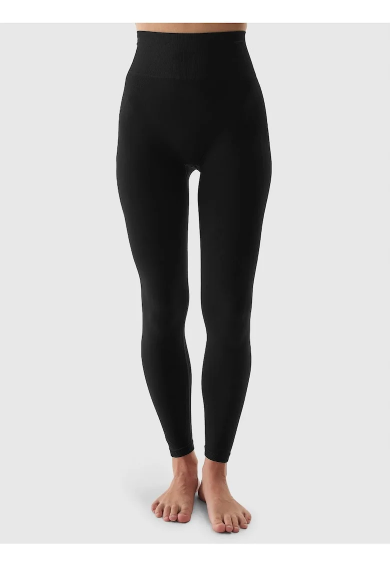 Colanti termici  negru, fara cusaturi, tehnologie 4FSkin, sintetic