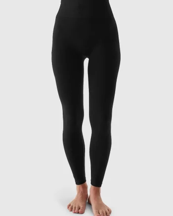 Colanti termici  negru, fara cusaturi, tehnologie 4FSkin, sintetic