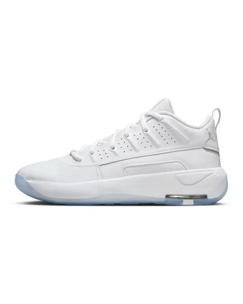 Pantofi mid-cut Jordan Max Aura 7 pentru baschet, Alb optic