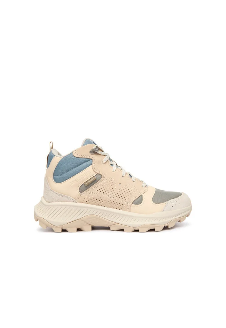 Ghete trekking dama  Talc Tempo Sol Mid, piele naturala, bej