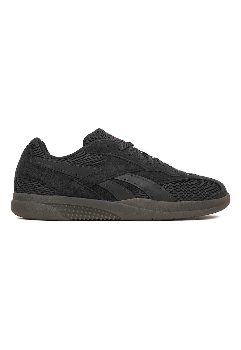Pantofi sport dama,  piele naturala/textil, gri inchis, confortabil