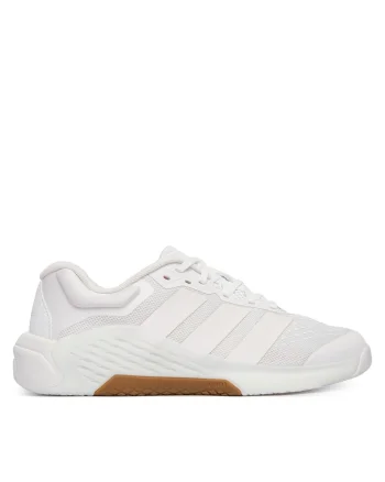 Pantofi sport dama,  alb, material textil, pentru antrenamente intense,