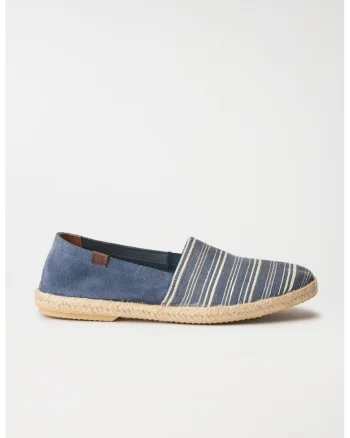 Espadrile din bumbac cu model in dungi,