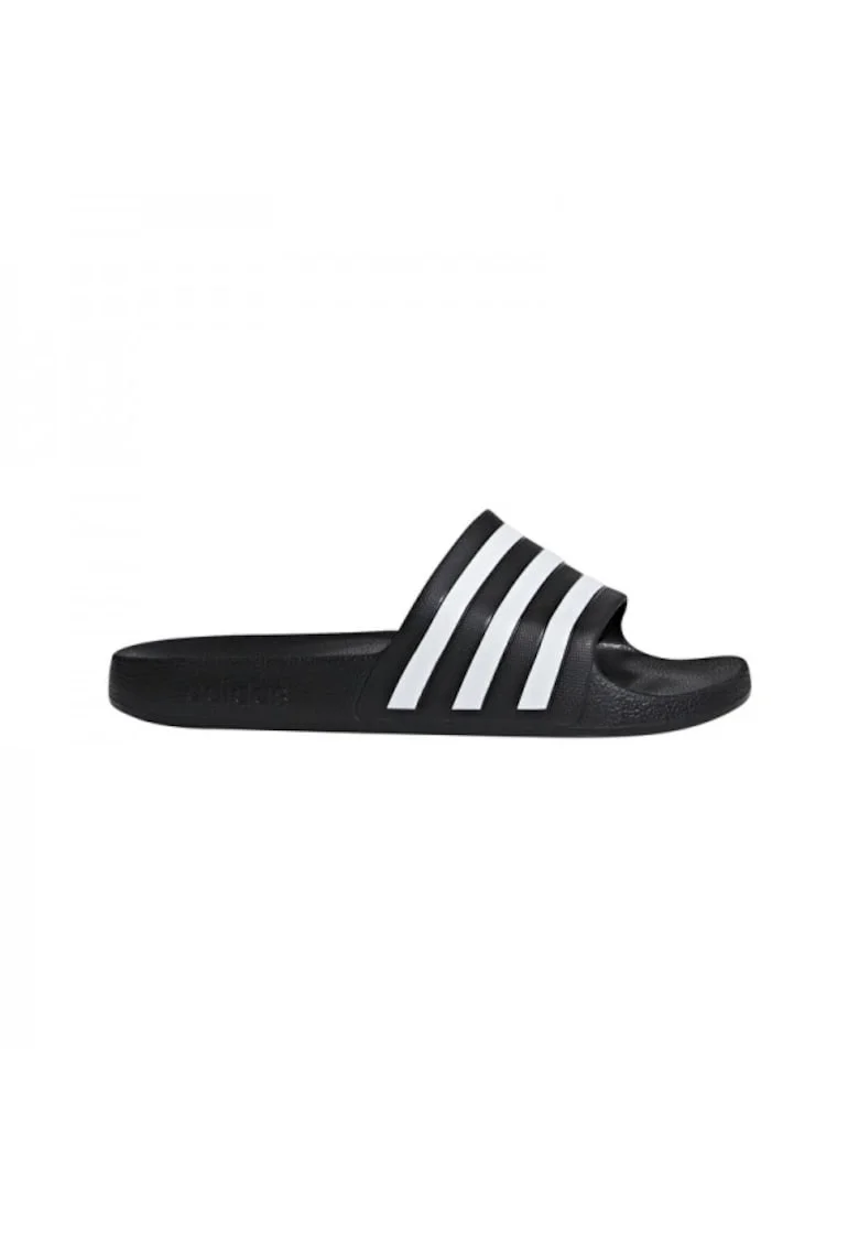 Papuci  adilette aqua, Negru/Alb