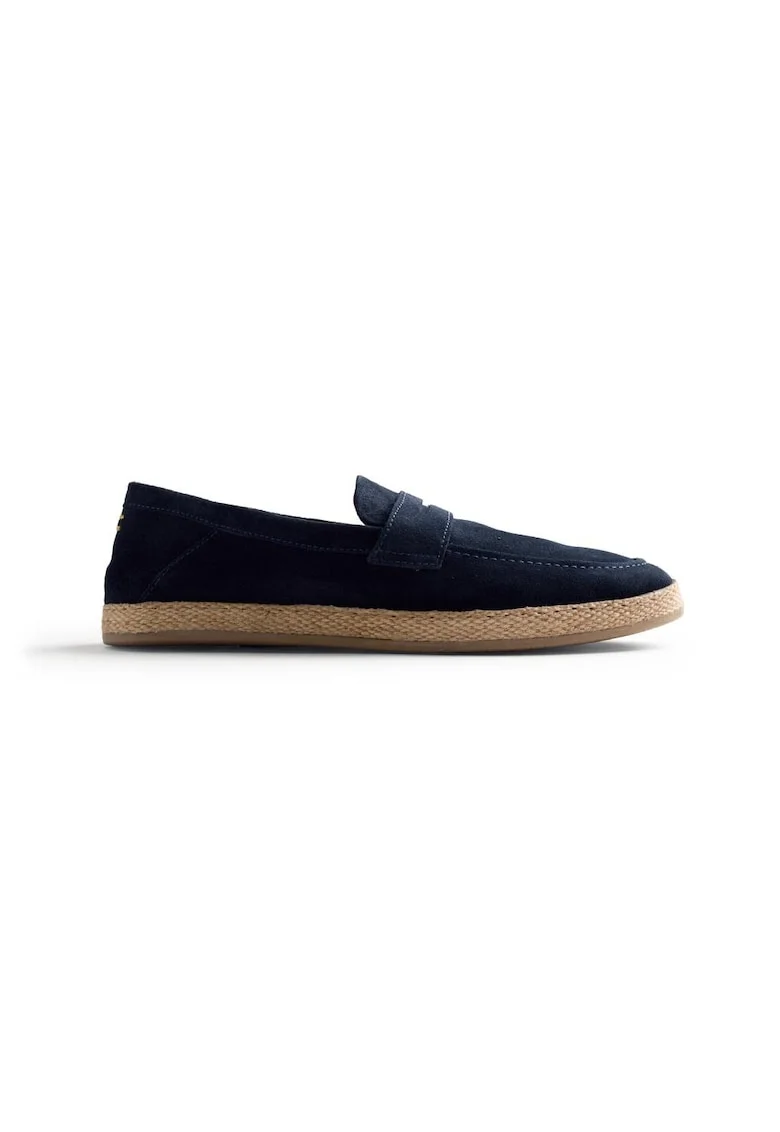 Espadrile din piele intoarsa Juja, Bleumarin