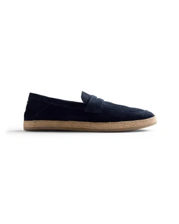 Espadrile din piele intoarsa Juja, Bleumarin