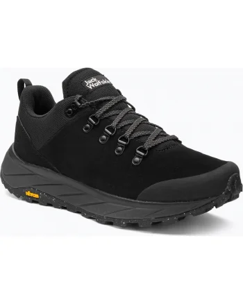 Pantofi drumetie barbati Terraventure Urban Low,  Piele naturala, Negru, Negru