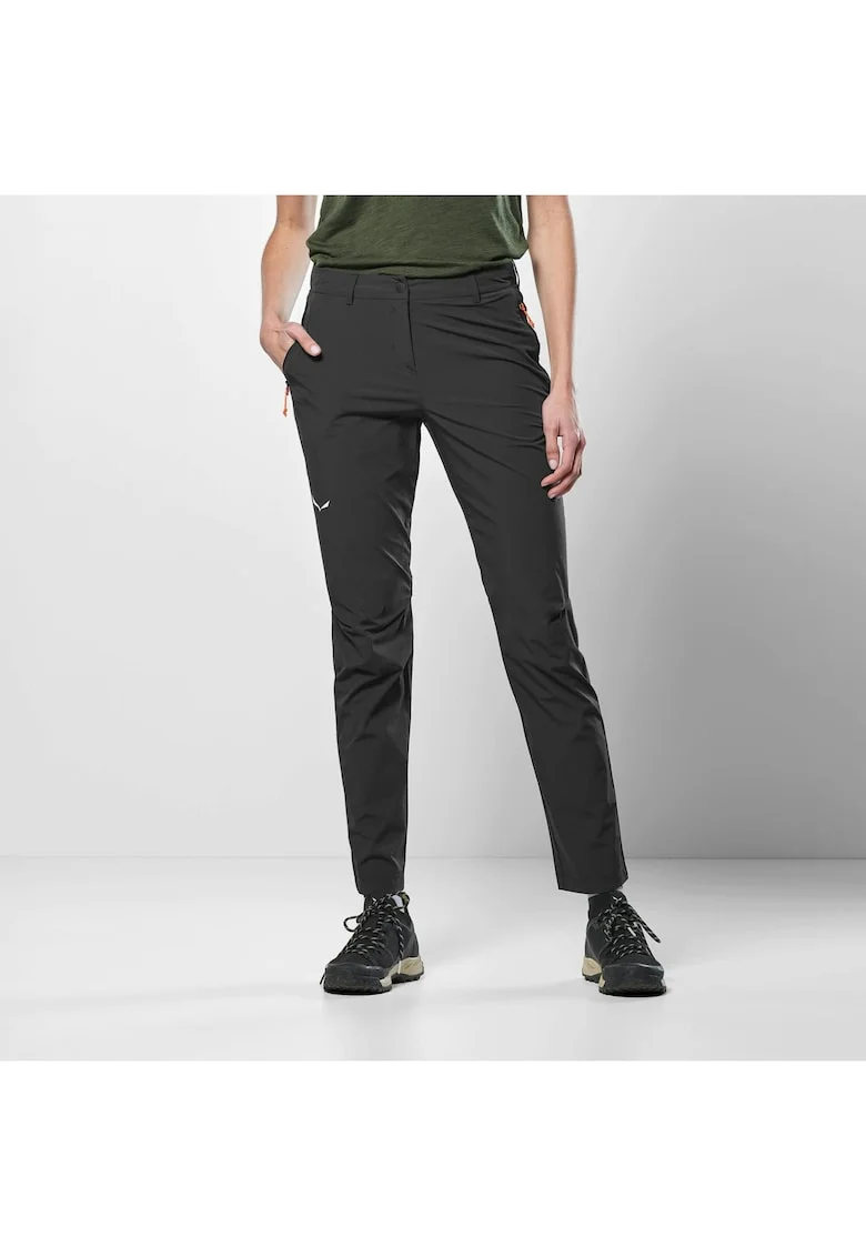 Pantaloni pentru dama  PUEZ TALVENA DURASTRETCH, culoarea Negru