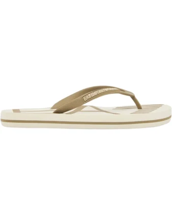 Slapi  EA7 Flip Flop Oversize Logo 61276, Bej