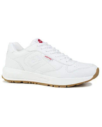 Pantofi sport,  STRAIGHT, alb, sintetic