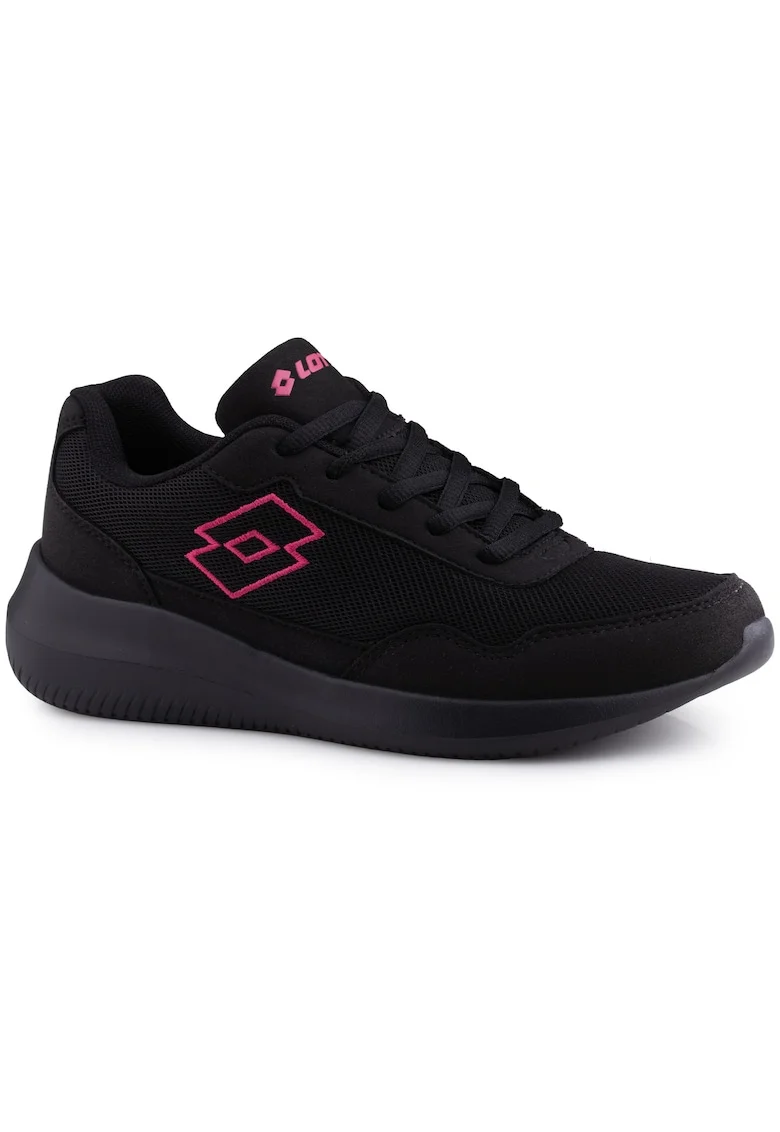 Pantofi sport,  Connect, negru, materiale sintetice, textil respirabil,