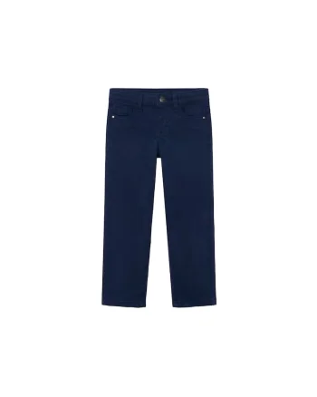 Pantaloni pentru baieti,  bumbac, bleumarin,