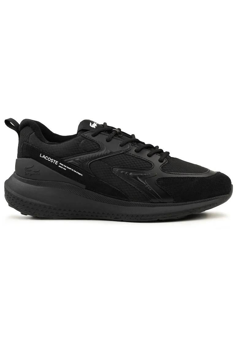 Pantofi sport barbati,  L003 Eco Core Active, design modern, negru, piele ecologica/piele intoarsa