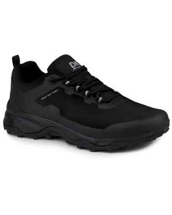 Pantofi trekking  negru, material impermeabili, respirabili, Negru