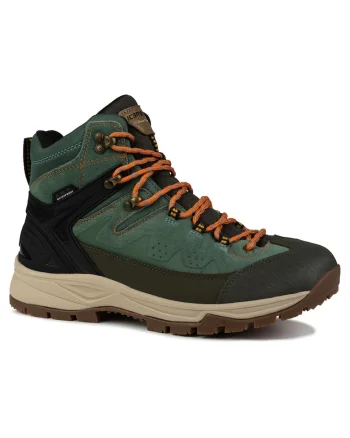 Ghete sport barbati  WYNNE, impermeabile, piele naturala si sintetic, verde