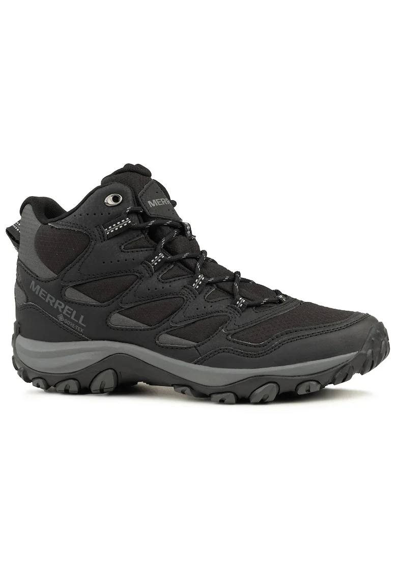 Ghete sport, l, WEST RIM SPORT MID, membrana Gore-Tex, negru, material sintetic