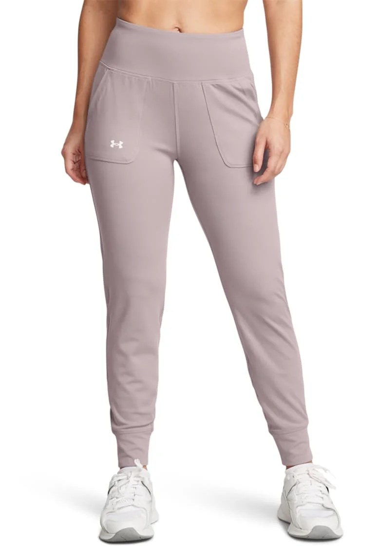 Pantaloni cu buzunare pentru fitness Motion, Liliac prafuit