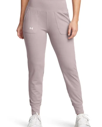 Pantaloni cu buzunare pentru fitness Motion, Liliac prafuit
