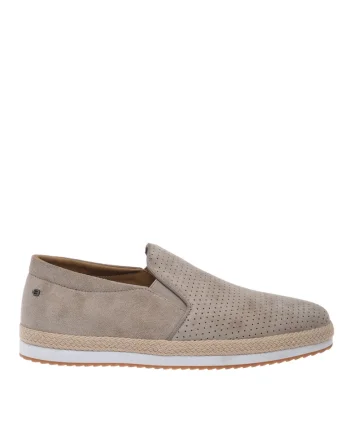 Espadrile uni din piele intoarsa, Bej
