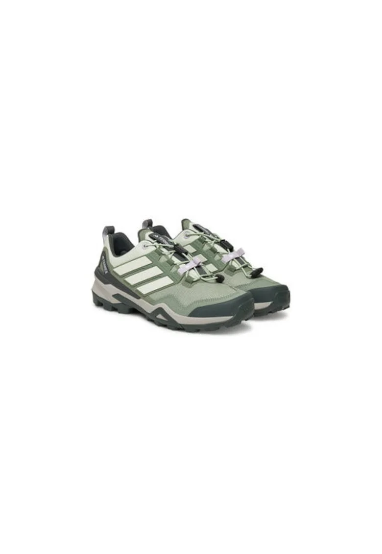 Pantofi material textil, pentru trekking, Verde