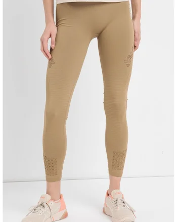 Colanti cu decupaje pentru fitness, Bej