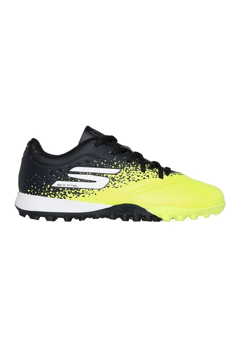 Pantofi cu logo pentru fotbal Razor 1.5 Jr, Negru/Galben pai