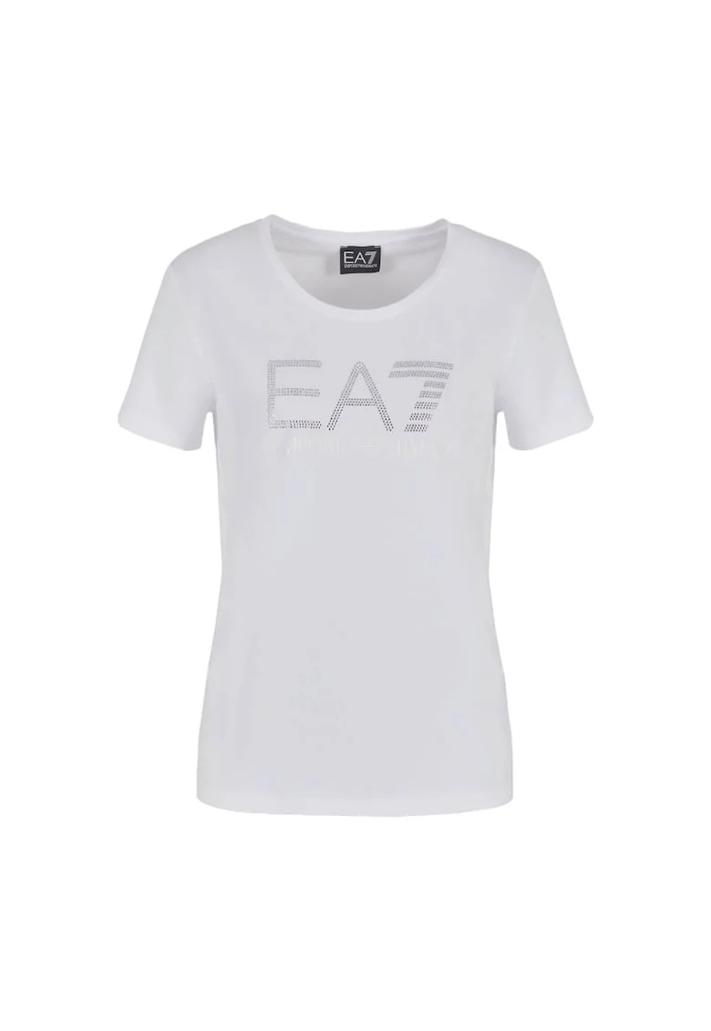 Tricou  EA7 Logo Series 30642, Alb
