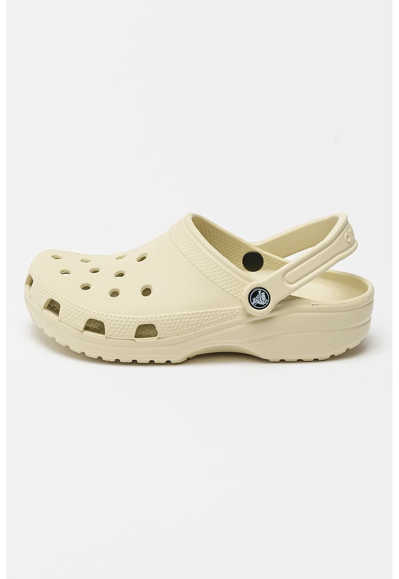 Saboti slingback cu model unisex Classic Roomy, Verde pal