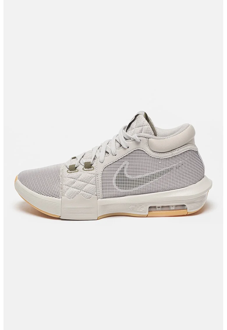 Pantofi cu brant moale, pentru baschet LeBron Witness VIII, Gri cenusiu