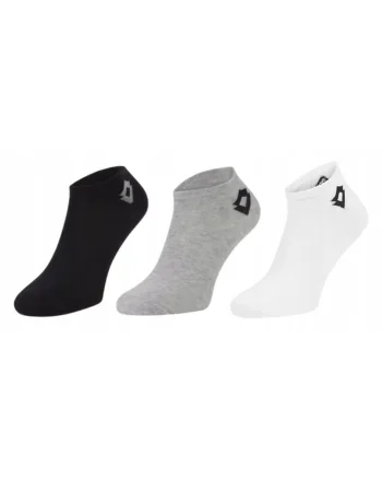 Set Sosete Scurte,  1.20.00001-2-3, 70% Bumbac, 28% Poliester, 2% Elastan, Respirabile, Placute Pentru Piele, Multicolore