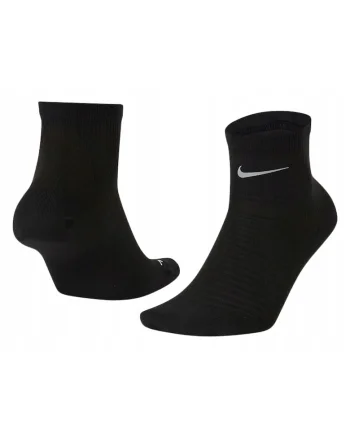 Sosete Alergare,  CT8933-010, Dri-FIT, Plasa Respirabila, Banda Arcuire, Suport Negru