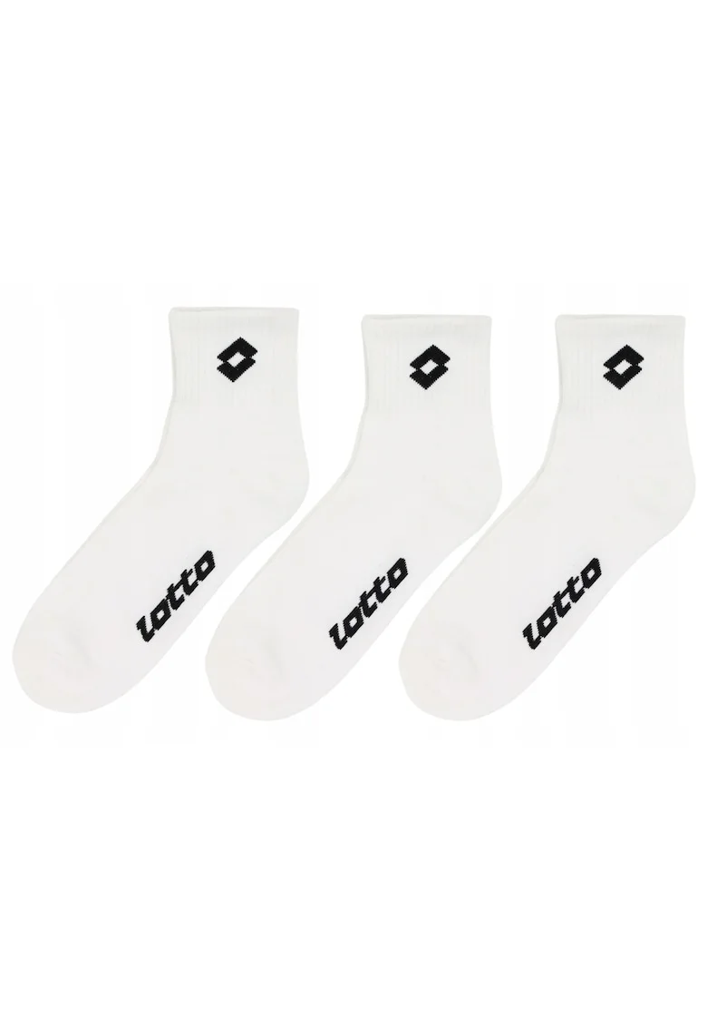Set Sosete Unisex,  1.40.00002-2-2, Compozitie: 65% Bumbac, 32% Poliester, 3% Elastan, Marime Medie, Peste Glezna, Finisate Cu Mansete, Ideale Pentru Utilizare Zilnica Si Antrenament, Marimea 39-42, Alb