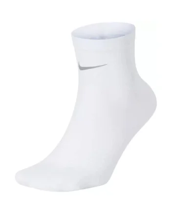 Sosete Alergare,  CT8933-100, Alb, 100% Poliester, Tehnologiefewqg Dri-FIT, Plasa Ventilata, Elemente Reflectorizante, Protectie Si Performanta Pentru Sportivi Si Atleti Profesionisti, Alb