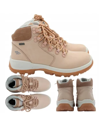 Ghete trekking  impermeabile, bej, Beige Clair
