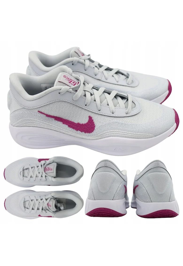 Pantofi de baschet pentru barbati,  G.T. Hustle Academy, Tupeu Flyknit respirabil, Amortizare din spuma reactiva cu doua straturi, Talpa antiderapanta, Guler captusit, Multicolor,