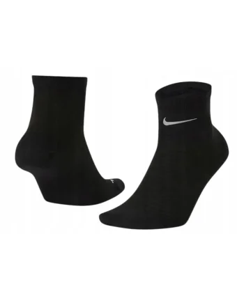 Sosete,  Ct8933 010, Tehnologie Dri-Fit Pentru Gestionarea Umiditatii, Croi dwqfAjustat Pentru Reducerea Frecarii, Zone De Ventilatie Din Plasa, Amortizare In Talpa Si In Jurul Gleznei, Inaltime: Peste Glezna, Negru, Negru