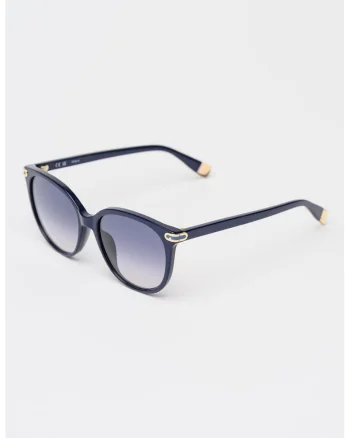 Ochelari de soare butterfly cu lentile in degrade, Albastru oceanic