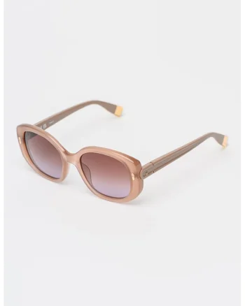 Ochelari de soare butterfly cu lentile in degrade, Roz prafuit