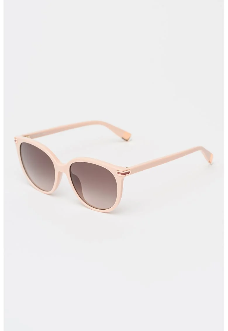Ochelari de soare butterfly cu lentile in degrade, Roz deschis