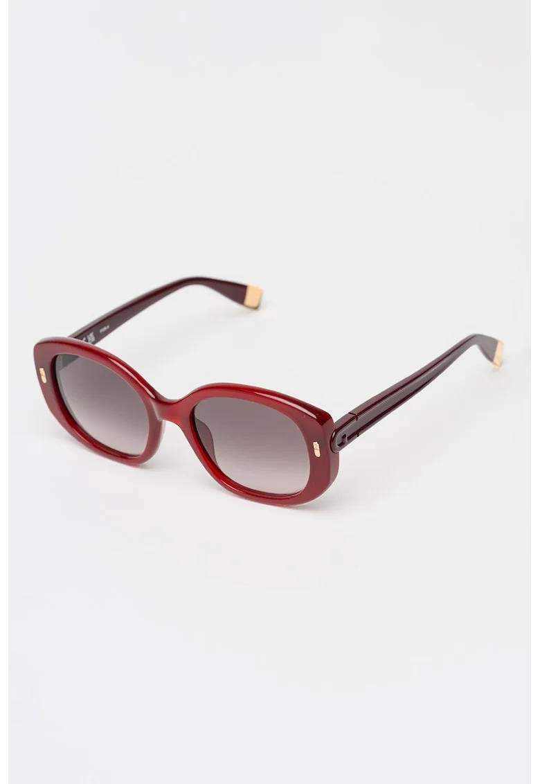 Ochelari de soare butterfly cu lentile in degrade, Visiniu