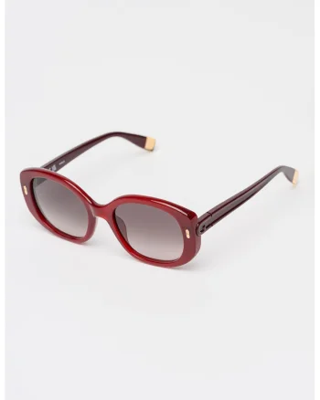 Ochelari de soare butterfly cu lentile in degrade, Visiniu