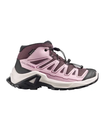 Ghete X ULTRA MID GTX pentru drumetii, Roz deschis/Negru stins/Violet tyrian
