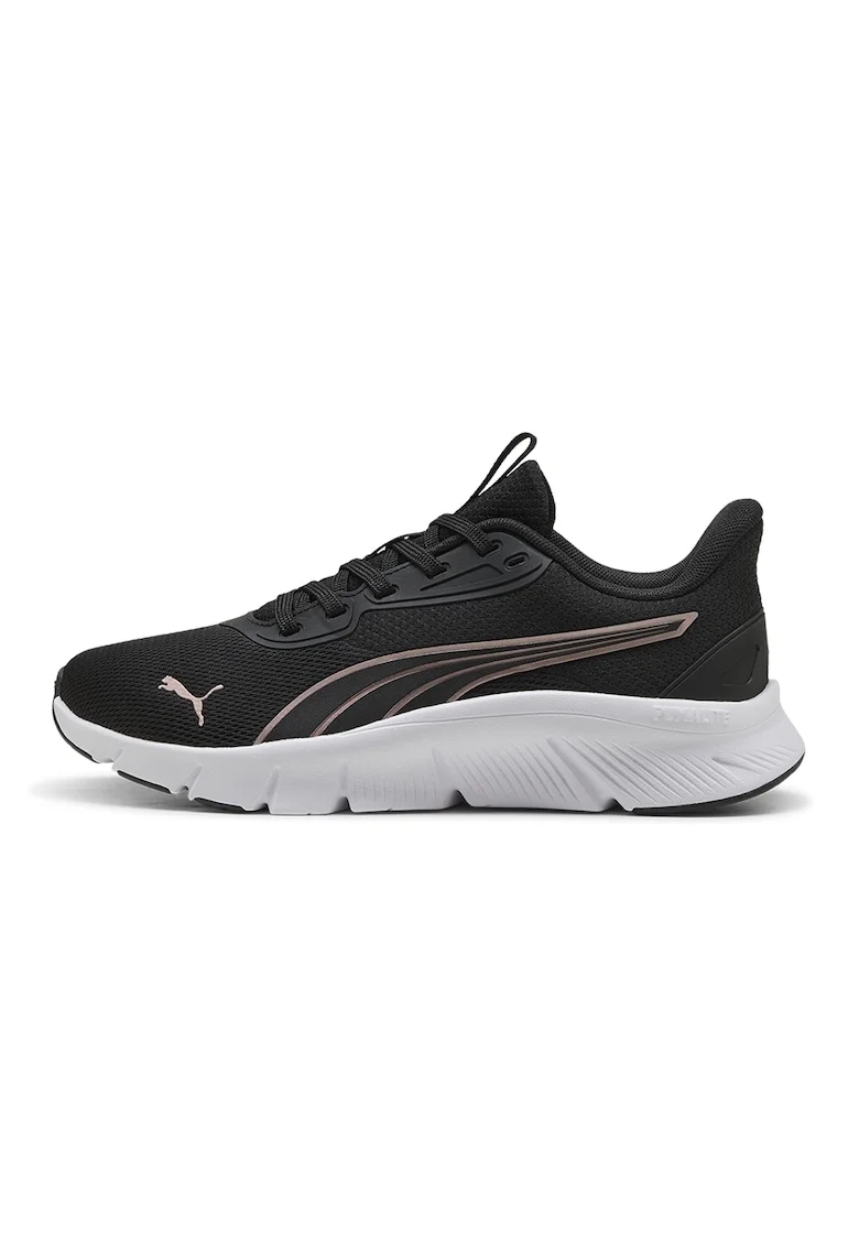 Pantofi FlexFocus Lite pentru alergare, Negru/Roz pastel/Alb optic