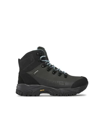 Pantofi sport dama,  49430, Piele naturala, Negru