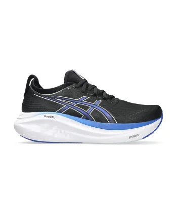 Pantofi pentru alergare Gel-Nimbus 27, Negru/Albastru indigo