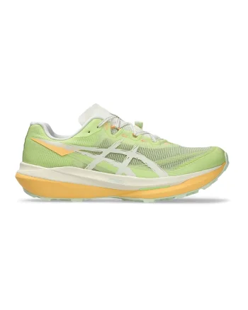 Pantofi Fujispeed 4, pentru alergare, Alb/Portocaliu pal/Verde fistic
