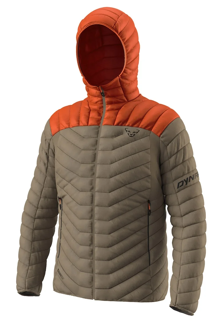 Jacheta puf barbati  Ridge Ultralight Down, Maro/Portocaliu
