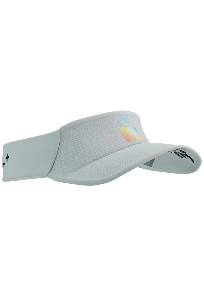 Viziera alergare  UltraLight - Editie Limitata Ironman, Alb