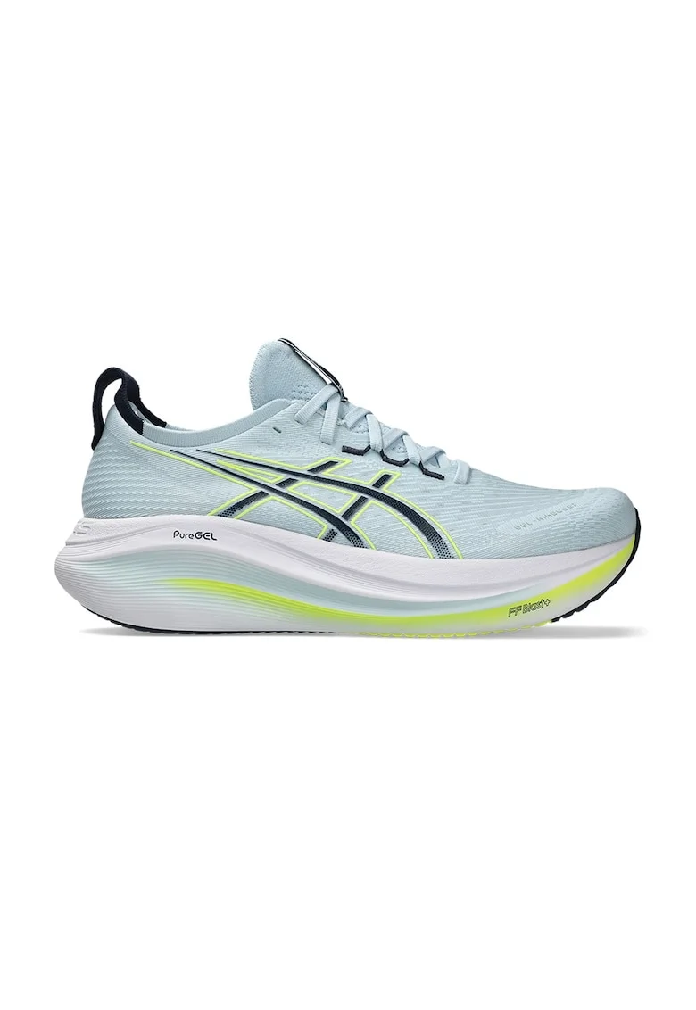 Pantofi din material textil pentru alergare Gel-Nimbus 27, Albastru glaciar