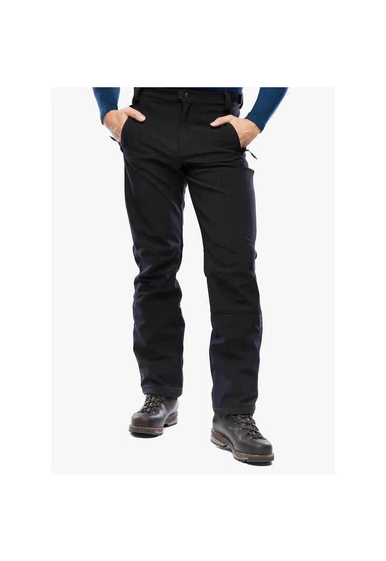 Pantaloni sport barbati,  Pant With Inner Gaiter Sin, negru, softshell,